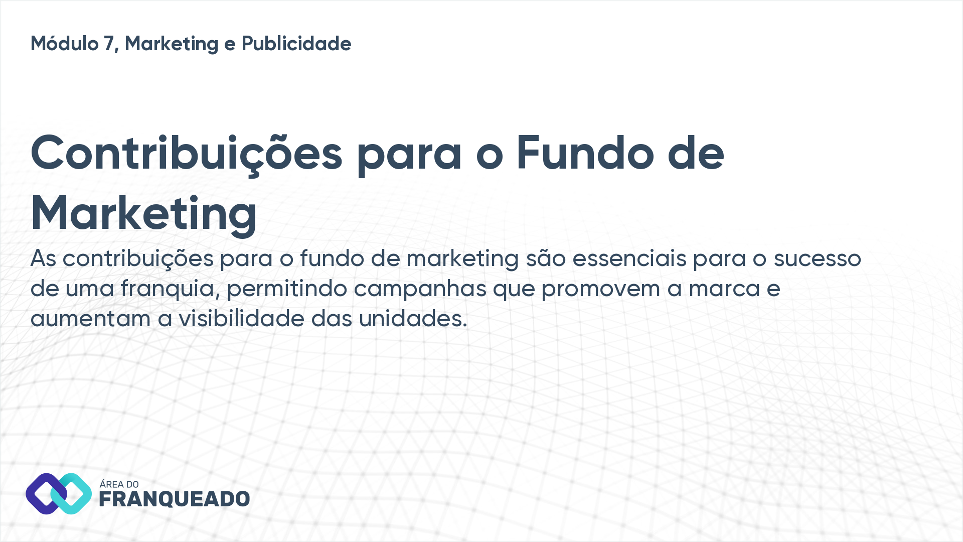 Contribuições para o Fundo de Marketing