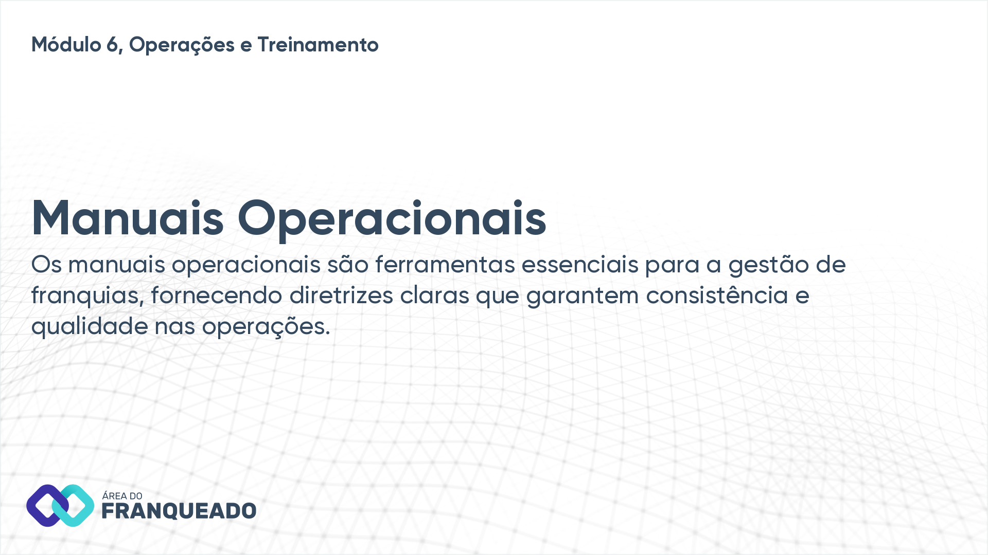 Manuais Operacionais